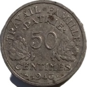 Francja 50 centymów z 1943 roku - OBEJRZYJ MOJĄ OFERTĘ
