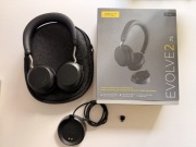 Jabra Evolve2 75 USB-C Link380c + stacja ładująca | ANC | jak nowe | Teams