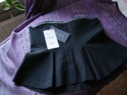 Gorset czarny nowy Zara Woman xs