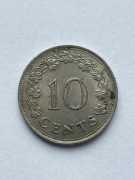 Malta 10 centów 1972 rok