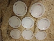 Talerzyki pod filiżankę Wałbrzych 8szt 