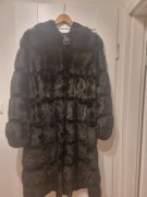 Futro z norki naturalnej m-l 100 cm