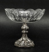 AI3 Biedermeier srebrna patera kalifonia - 1860r