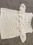 H&M bluzka z odkrytymi ramionami elegancka z koronką 164