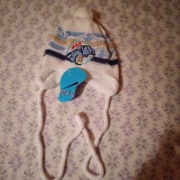 Czapka zimowa chlopieca gruba ciepla