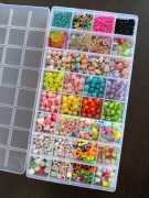 Zestaw koralików do robienia bransoletek 1500pcs+