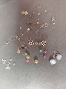 Kolczyki 21 par, nausznice