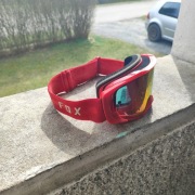 Komplet Kask Gogle Fox