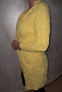 Swetr na jesienne wieczory- żólty rozm S/M