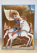 Święty Jerzy, ikona pisana