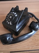ZABYTKOWY APARAT TELEFONICZNY RETRO,  TELEFON VINTAGE Z PRL-u RWT CB-49/B-A