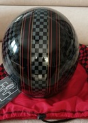 Kask Bell Custom 500 RSD check  it gloss black/gold nowy  roz.M