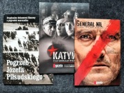 Zestaw DVD - Katyń + Pogrzeb Marszałka Piłsudskiego + Generał Nil