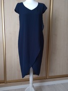 Sukienka granatowa elegancka koktajlowa Tatuum rozm. 38