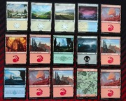 Magic The Gathering MTG - Zestaw 15 kart LAND - JAK NOWE