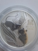 Srebro 6oz Zestaw Lunar III 2020-2022 Mysz Wół Tygrys 2 oz