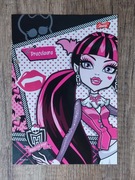 Monster high Draculaura karteczka wkład do segregatora