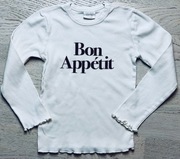 Zara Kids bluzka z długim rękawem 6 lat Rozm. 116 cm Bon Apetit