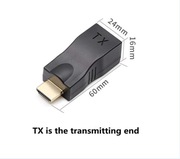 Nadajnik 4K True UDH HDMI: Przedłużacz 