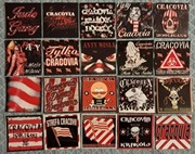Vlepki CRACOVIA, Arka Gdynia, Lech, KSZO, Gryf Wej, Gwardia Kosz # 34