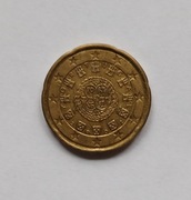 20 eurocentów , Portugalia2002r, stan b.dobry