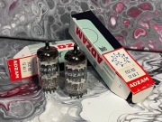 2 x ECC83 12AX7 Philips I65 DIMPLED DISC 1970r. NOS/NIB  Graal z Holandii