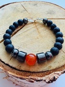 Bransoletka damska wyjątkowa z kamieni naturalnych na prezent amulet 