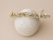 Wianek ze stabilizowanych kwiatów Aniela 