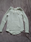 C&A kremowy sweterek bluza z kapturem XS.