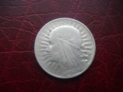 POLSKA MONETA 5 zł 1933 r. Głowa Kobiety JADWIGA  Srebro zzm