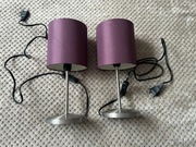 Zestaw 2 Lampek biurkowych fioletowych Ikea INGARED