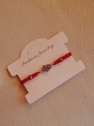 Bransoletka ze sznurek  czerwona 