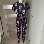 Welurowy kombinezon młodzieżowy z printem | Rozmiar 152