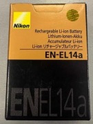 Oryginalna bateria akumulator Nikon EN-EL14a – NOWY, BOX