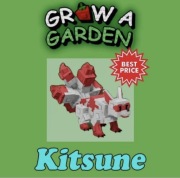 Kitsune red grow a garden pet