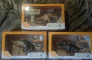 Trzy dinozaury w pudełku kolekcja CollectA. Komplet. Nowe!