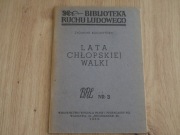 Lata Chłopskiej Walki, Z. Augustyński, PSL, Ruch Ludowy, 1946