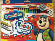 Kredki Bambino 24 kolory St.Majewski