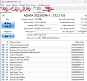 SSD ADATA XPG SX8200 PRO 512GB M.2 2280 PCI-E x4 Gen3 NVMe