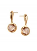 Złote kolczyki marki Yes 