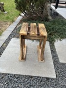 Taboret / taborecik z drewna