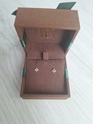 Zlote kolczyki, Yes, zapięcie angielskie, 585 