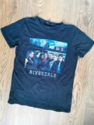 New Look Czarny t-shirt z nadrukiem Riverdale, rozmiar 38