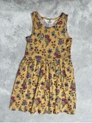 H&M sukienka w kwiaty kolorowa 122/128 letnia modna wygodna