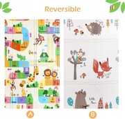 MATA PIANKOWA DO ZABAWY DLA DZIECI 197x177x1,5cm