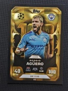 Match Attax EXTRA 2025/26 SERGIO AGUERO nr.295 ( City ) 100 club