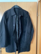 PŁASZCZ MĘSKI PROCHOWIEC CZARNY  