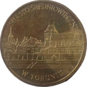 2 złote z 2007 rok - TORUŃ MIASTO ŚREDNIOWIECZNE + FOLDER W PDF - O. M. O.