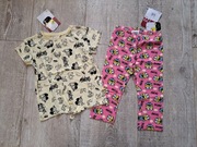 T-shirt + getry/ legginsy 3/4 - Minionki - rozm 122