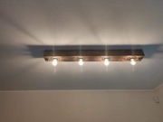 Lampa wisząca ze starej belki E 27